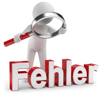 Piktogramm "Fehler" in 3D