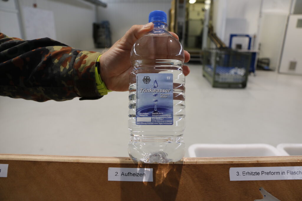 Trinkwasser aus eigener Produktion Blauer Bund