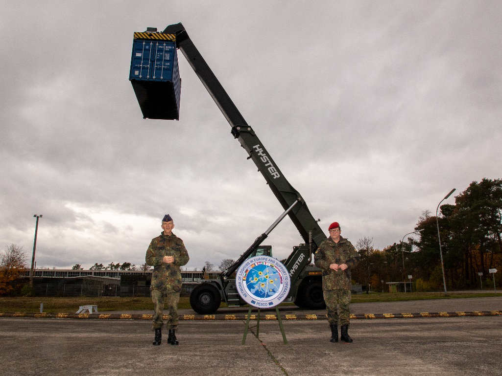 IOC-Declaration DEU LogHub Pfungstadt im November 2020 © Bundeswehr / LogKdoBw Blauer Bund