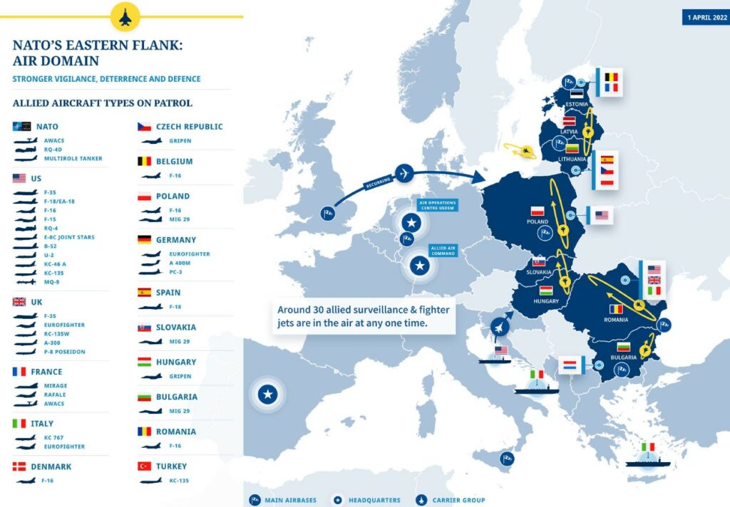 Verteidigung und Abschreckung sind Ziele des Verstärkten Kräfteansatz der NATO an der Ostflanke. Blauer Bund