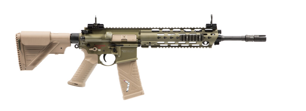 Das neue Sturmgewehr HK416 A8 von Heckler & Koch; Blauer Bund
