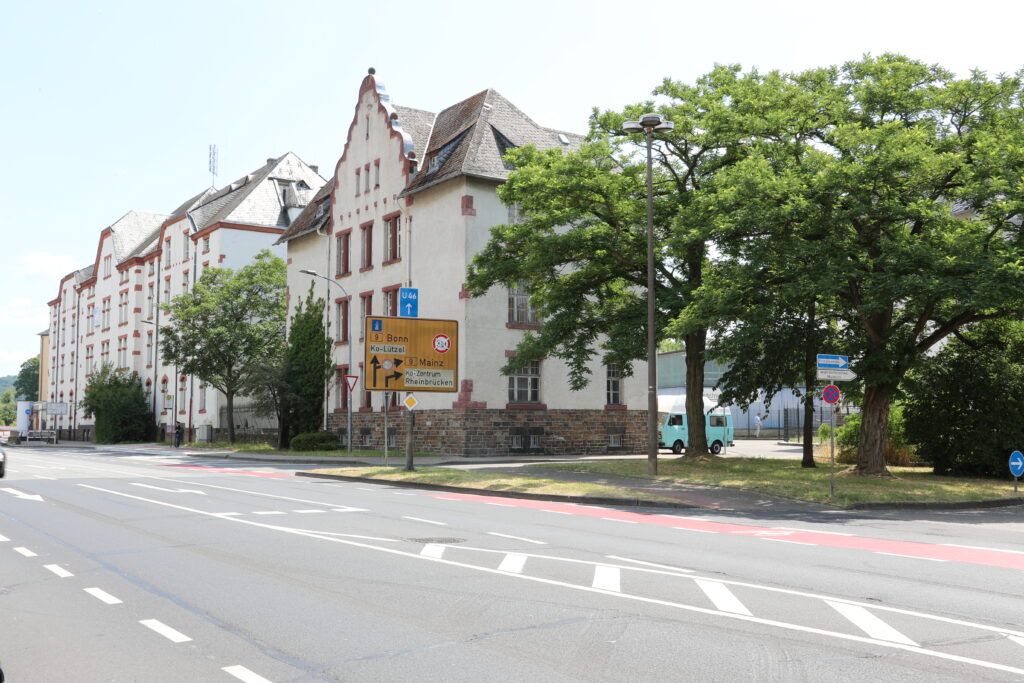 Die Gebäude der Wehrtechnische Studiensammlung in Koblenz; Blauer Bund