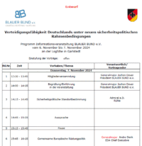 Programm InfoVeranstaltung